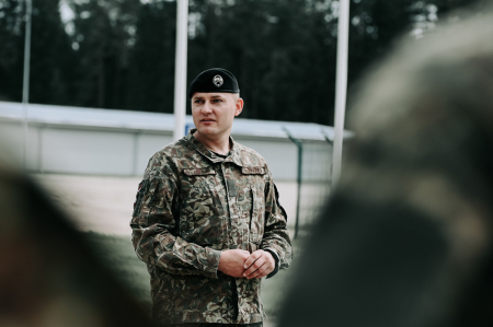 Zemessardzes 3. Latgales brigādes virsseržanta amatā iecelts štāba virsseržants Artūrs Pakers