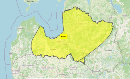 Šonakt Latvijas centrālajos rajonos, arī Jēkabpils apkārtnē, gaidāma salna