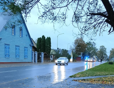Jēkabpilī, Viestura ielā notiek divu auto sadursme